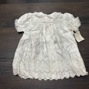 Vintage Infancy JC Penney Baptism Dress 3 Piece Set 9-12 Months New